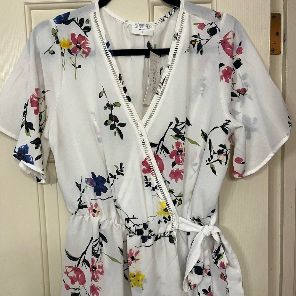 Floral Wrap Dress